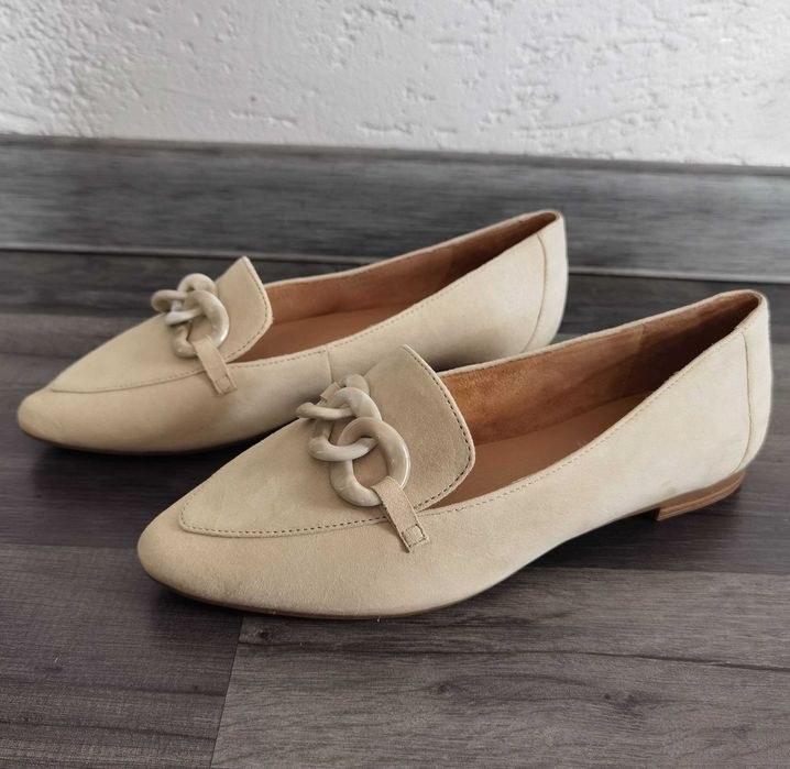 baleriny skórzane - 5th avenue