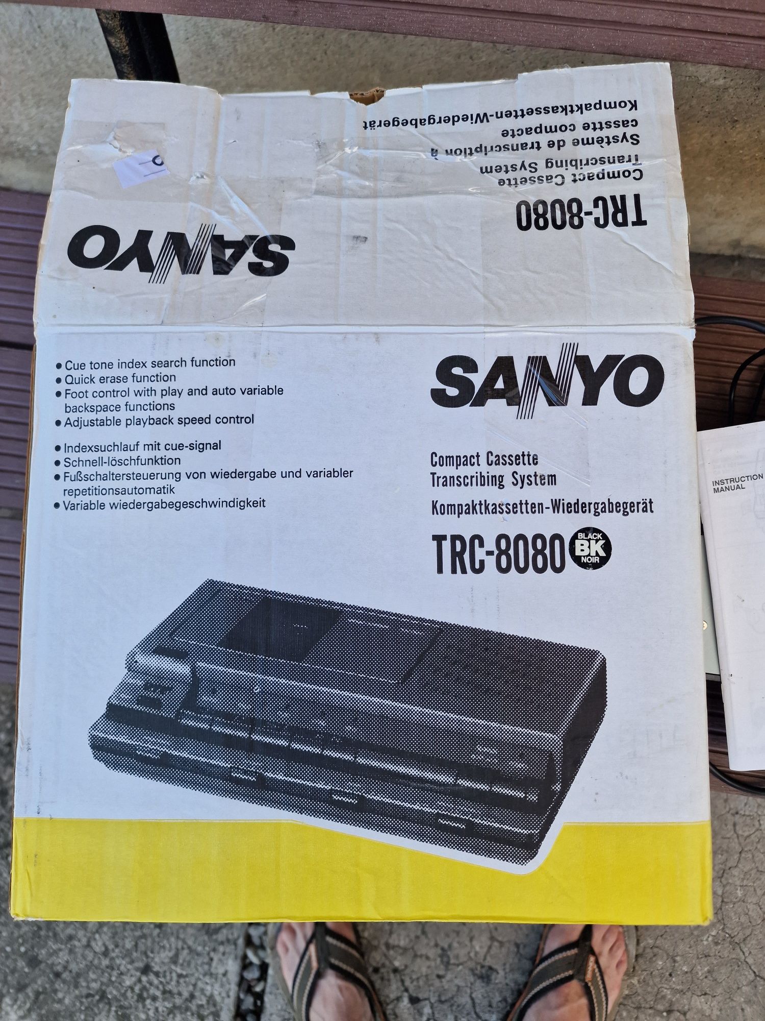 Sprzedam Sanyo TRC-8080 magnetofon dyktafon do przesłuchań tp