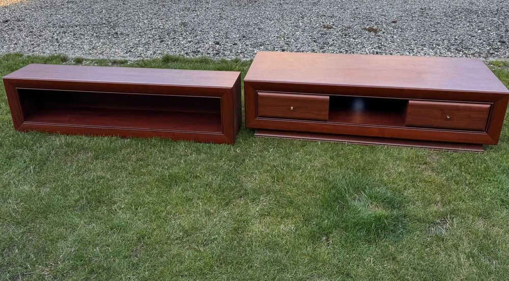 Stolik kawowy + szafka RTV + półka podwieszana