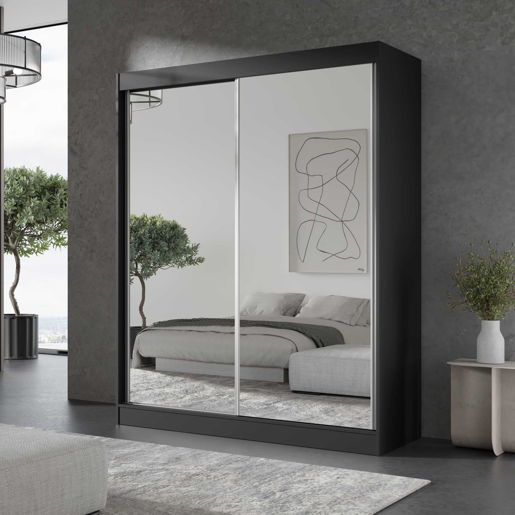 Szafa przesuwna Como 2D 150 (lacobel) 9 wariantów [Darmowa Dostawa]