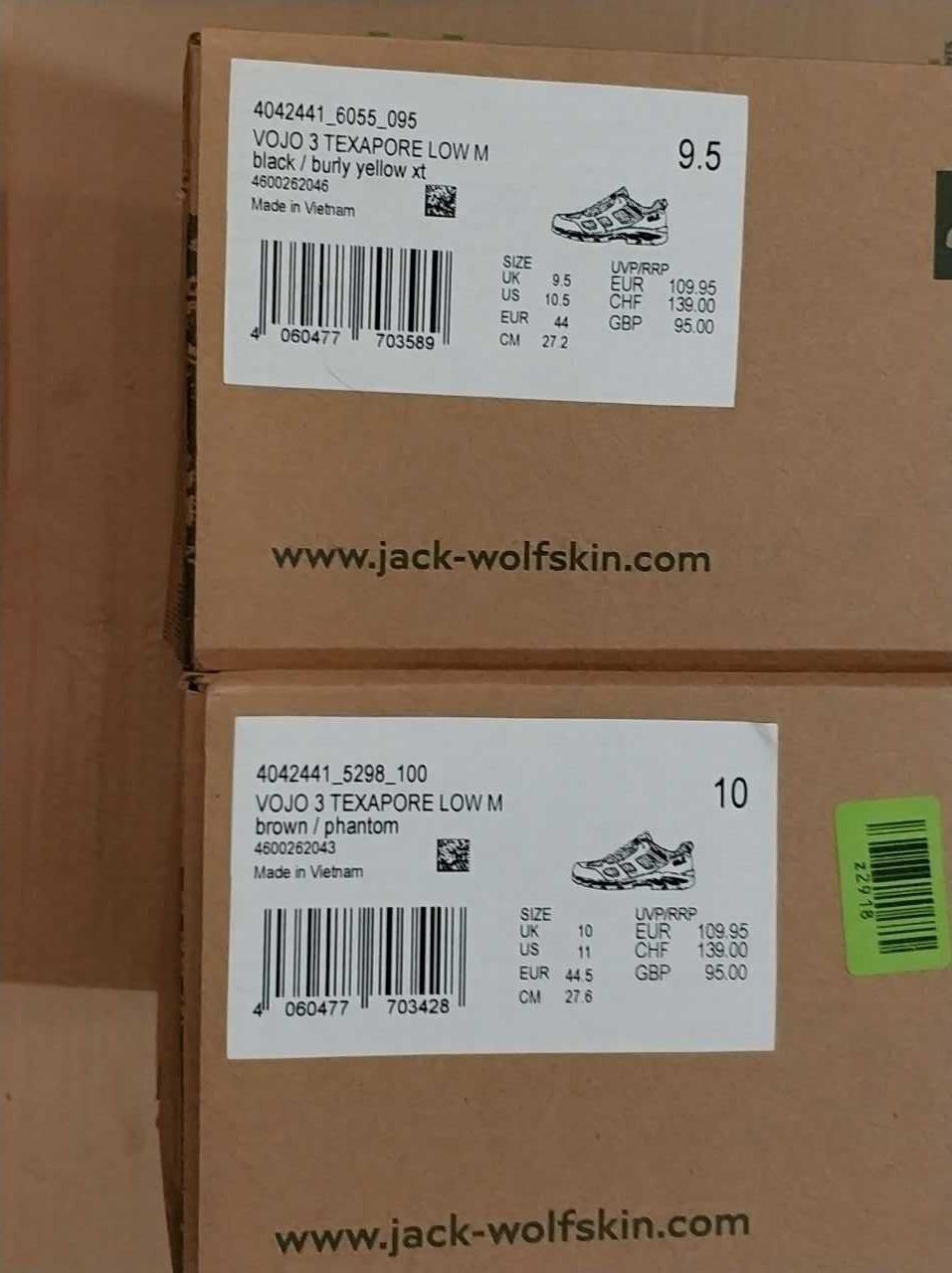 Трекинговые кроссовки Jack Wolfskin  Vojo 3 Texapore Low M 44.5 44
