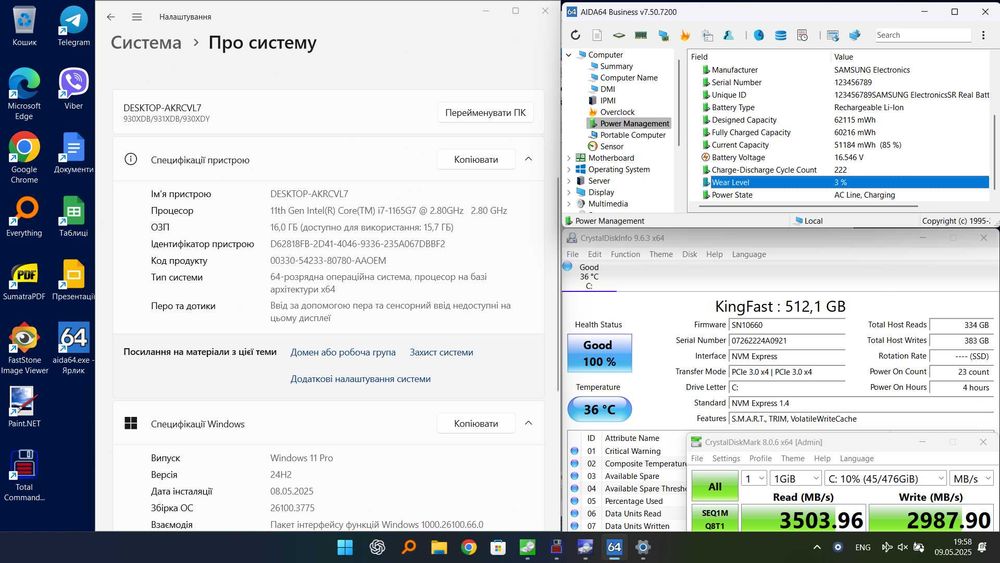 Samsung Pro 13 OLED i7-1165g7 16 512 bat 9ч 0.9кг Гарантия