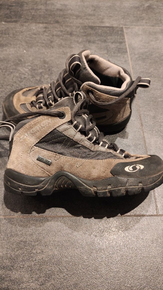 Salomon buty trekkingowe 31 skóra Gore-Tex