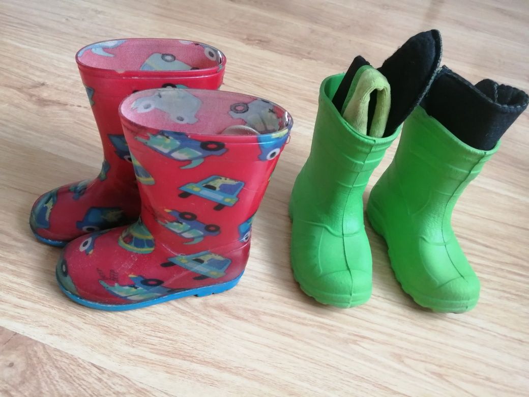 Kalosze gumowce chlopiec