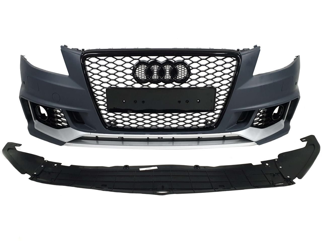 Передний бампер на Audi A4 B8 2007-2011  ( стиль RS4 B9 )