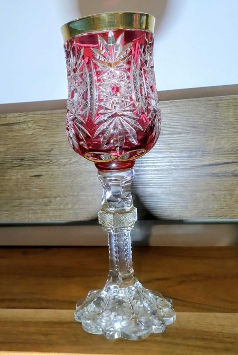 Cudny Kielich huta Józefina 1910r Alexander Pfohl Remer Nachtman Antyk