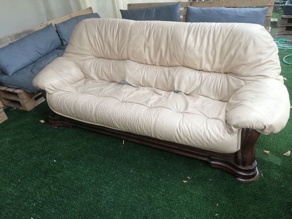 kanapa skórzana wypoczynek