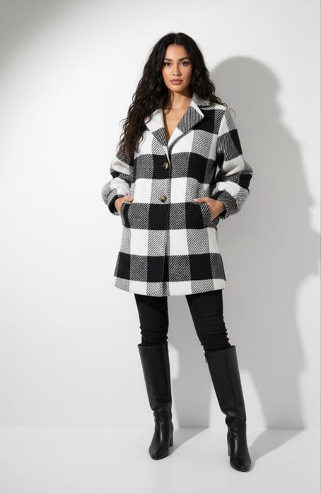 Casaco comprido Xadrez Novo