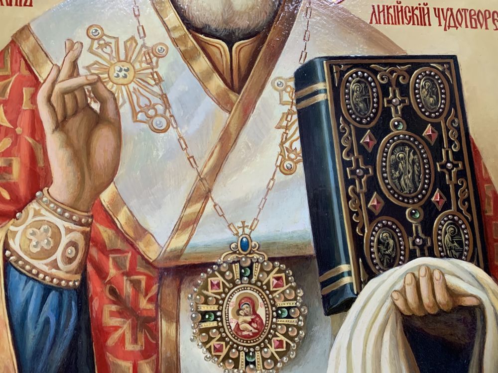 Ікона Святитель Миколай 450*330мм та 290*205мм
