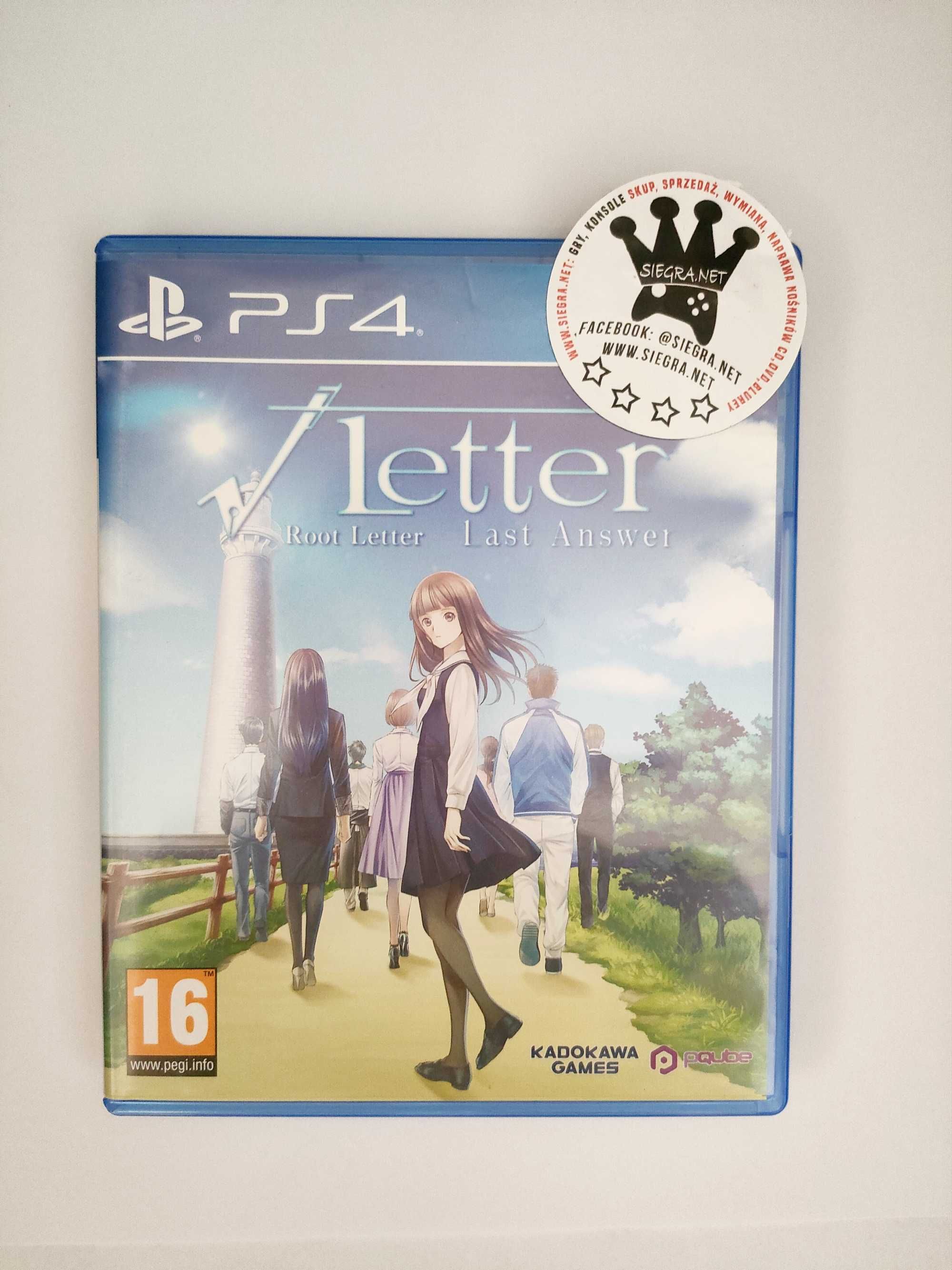 Letter Root Letter Last answer Ps4