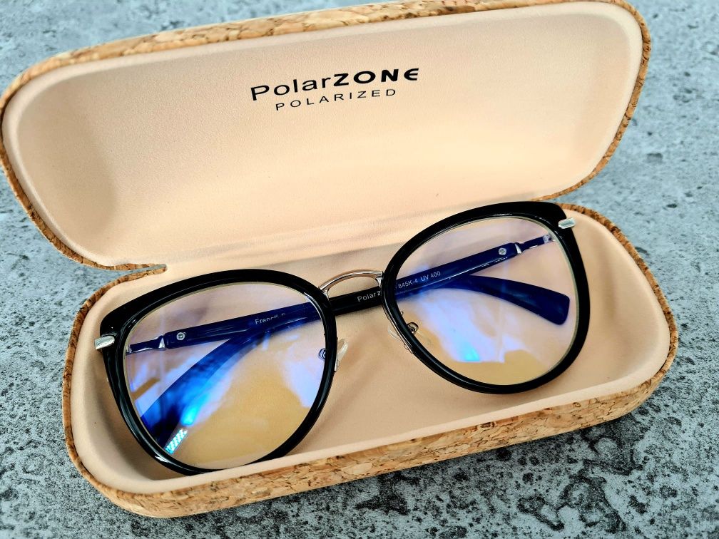 Okulary Polarzone modne damskie okulary do komputera nowe