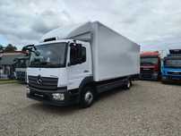 Mercedes-Benz Atego 1224 EURO6  kontener 7.25m - 18 palet + winda, klima,DMC 11.99t import DE kurierka