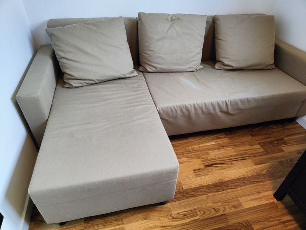 Sofa 3 osobowa rozkładana Ikea narożnik