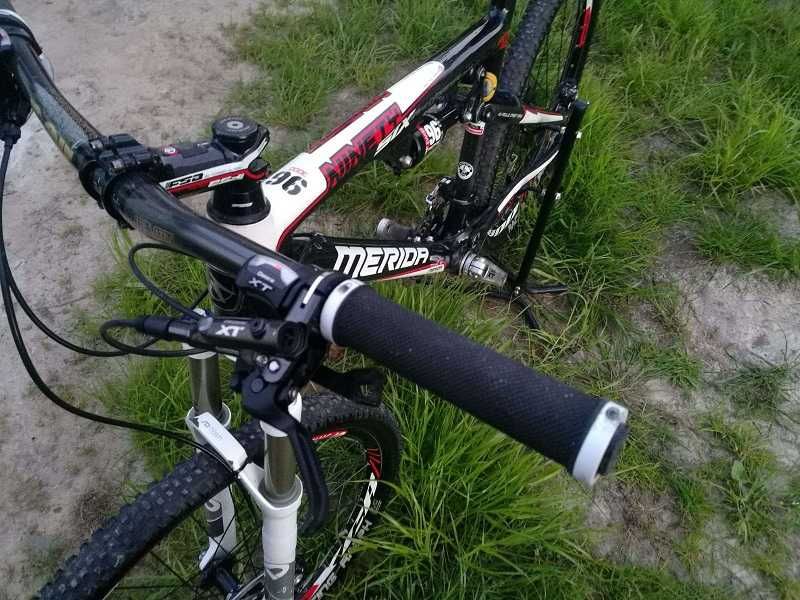 rower Merida ninety six carbon rock shox deore XT fuel