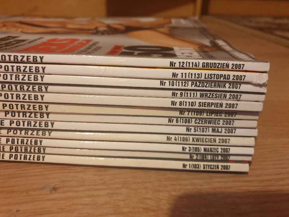 CKM rok 2007 cały komplet 12 magazynów