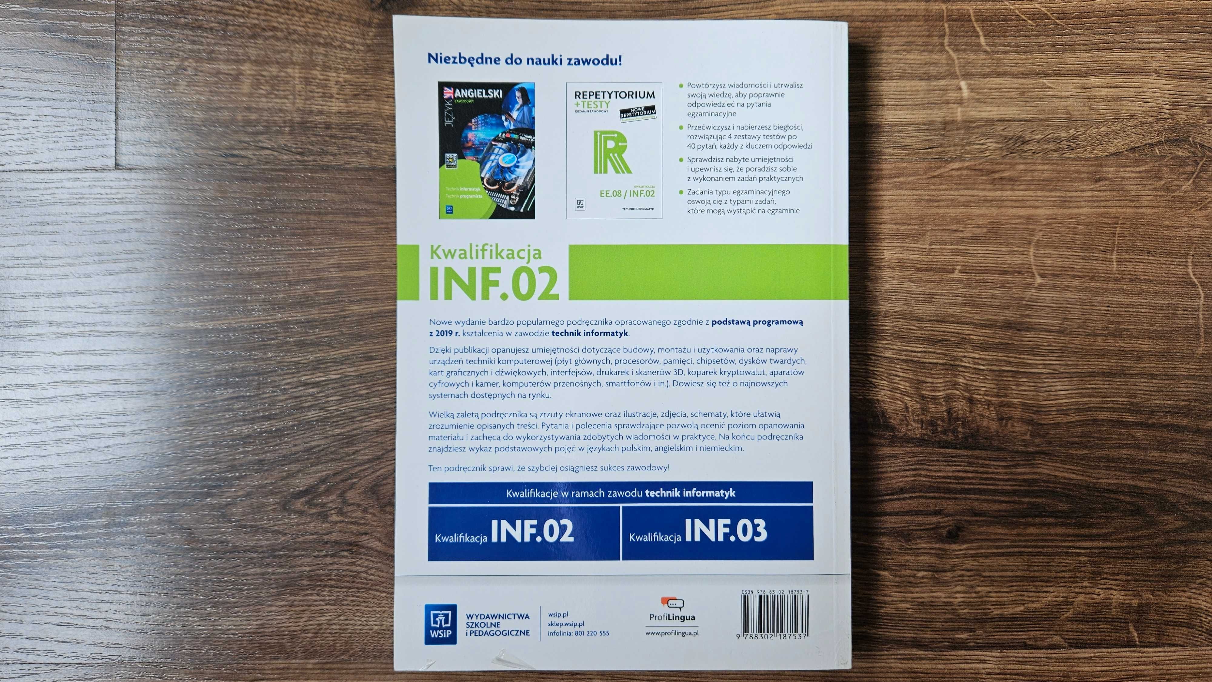 Podręcznik Administracja SO INF.02 część 1 WSiP technik informatyk