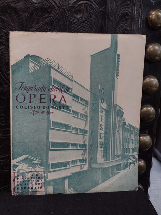 Livro Coliseu do Porto Ópera "Lucia de Lammermoor" 1944