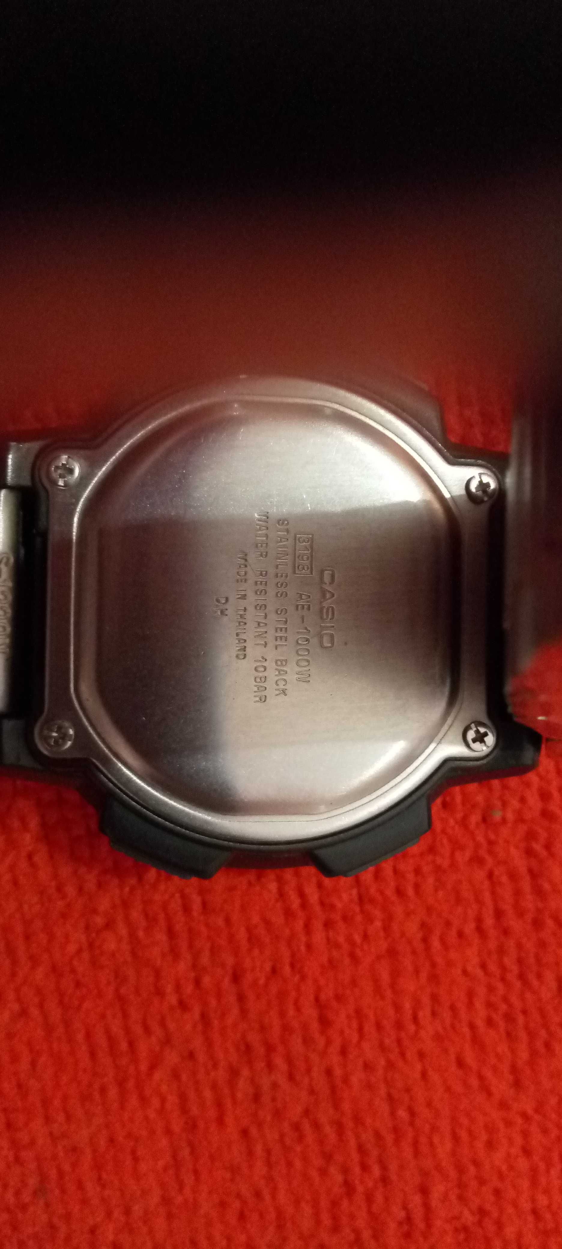 Часы Casio ae 1000 w оригинал, с ремешком нерж.Оригинал