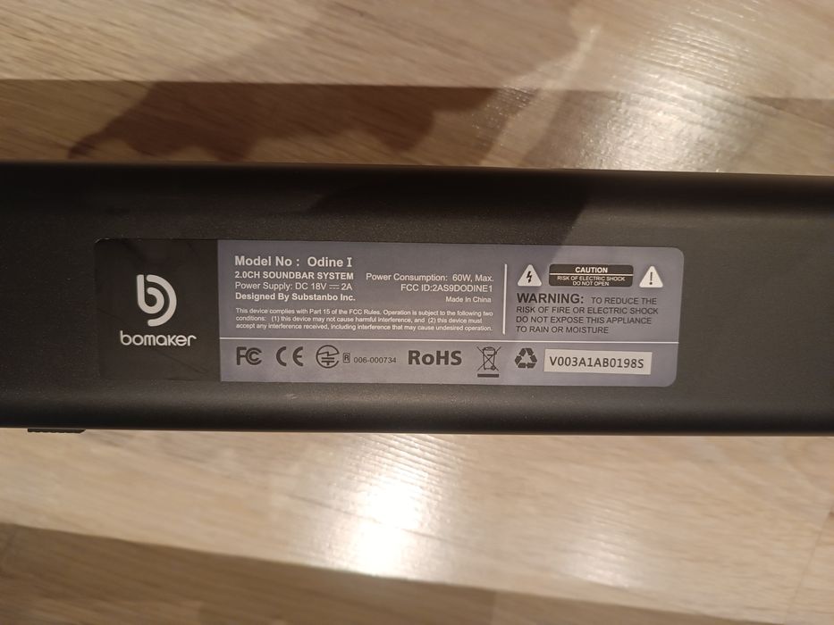 Glośnik soundbar Odine