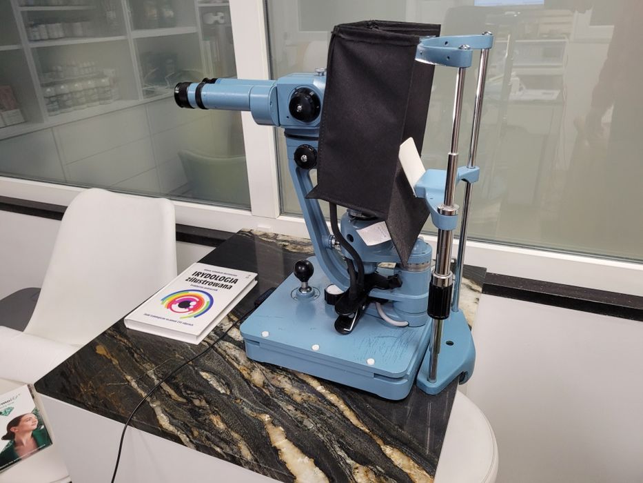 Irydoskop lampa szczelinowa