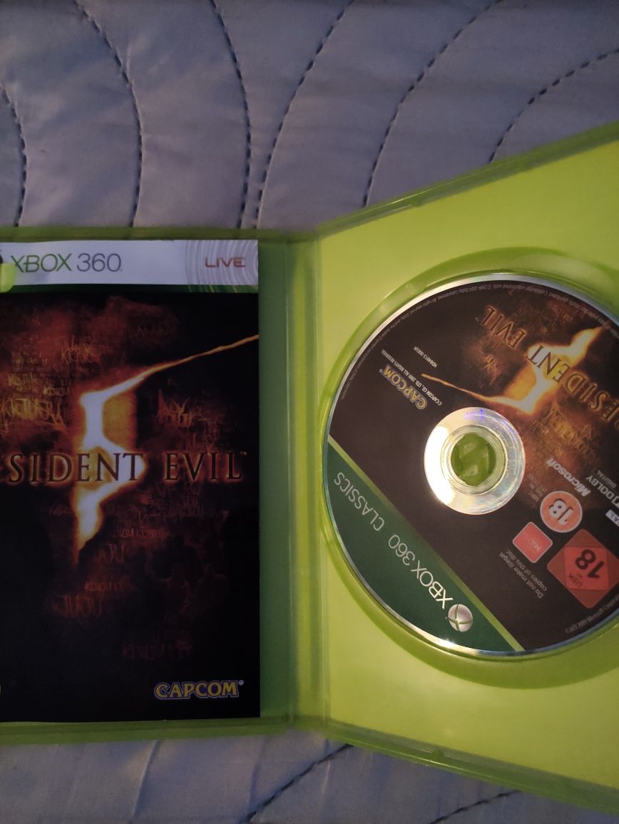 Rewident evil 5 classic Xbox 360 stan idealny