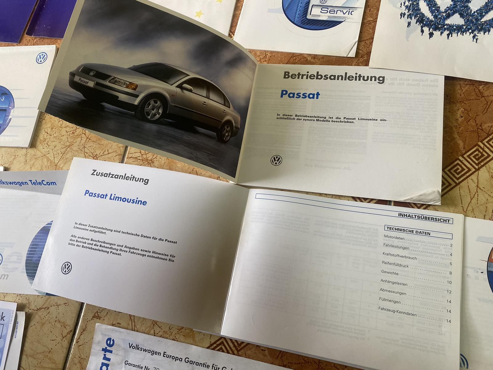 Мануал сервисная книга инструкция по эксплуатации Volkswagen Passat B5