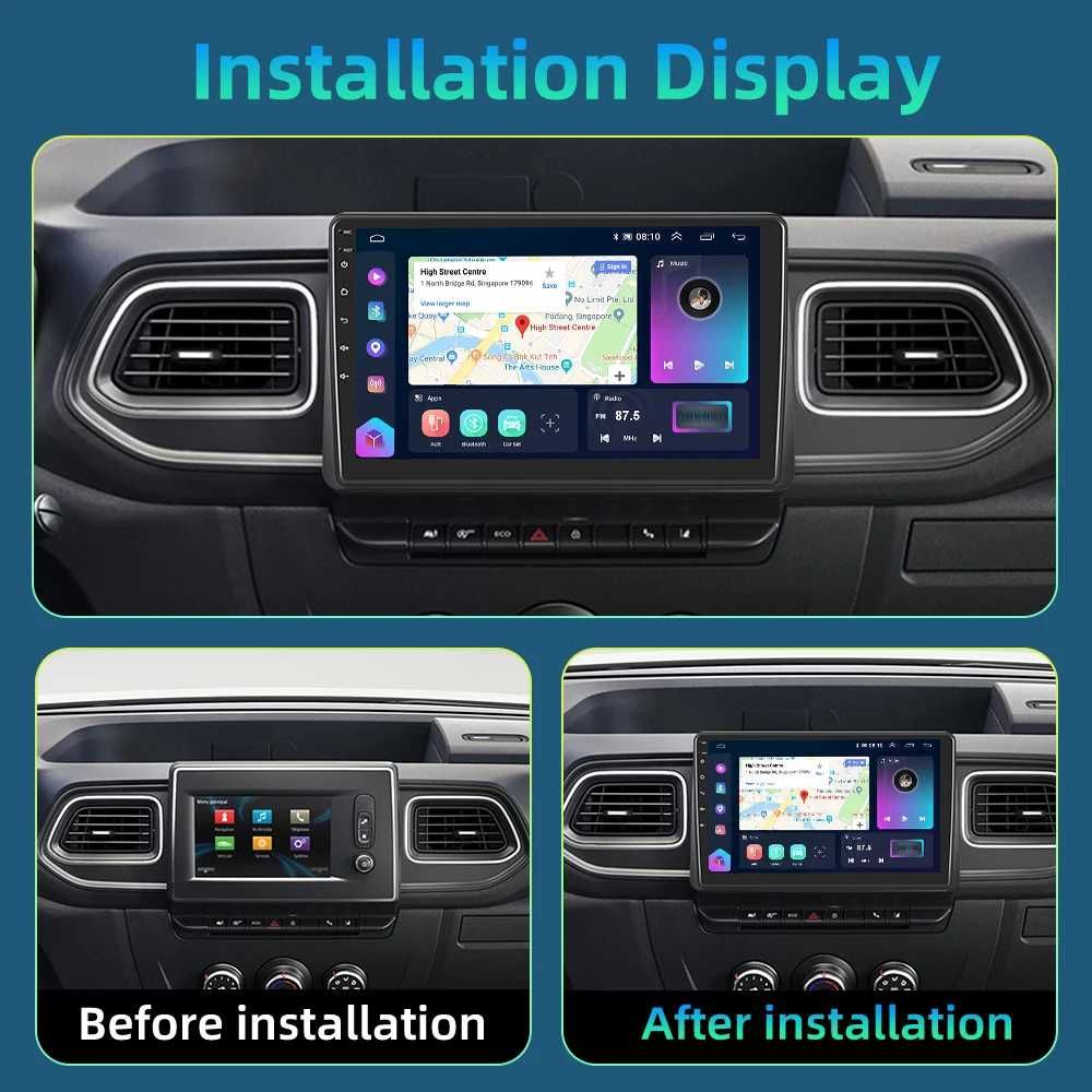 Radio 2din Android 12 Renault Master 2019/2023
