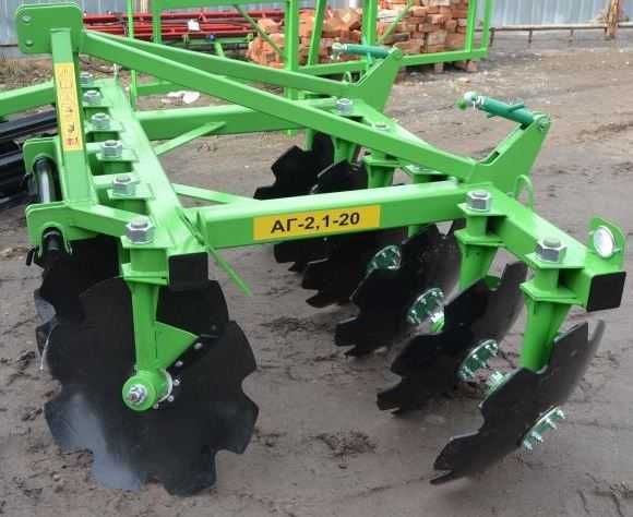 Дискова борона/плуг АГ-2,1м,є в наявності,гарантія 1рік,доставка по УК