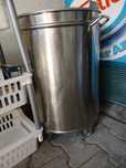 Caixote lixo em inox industrial