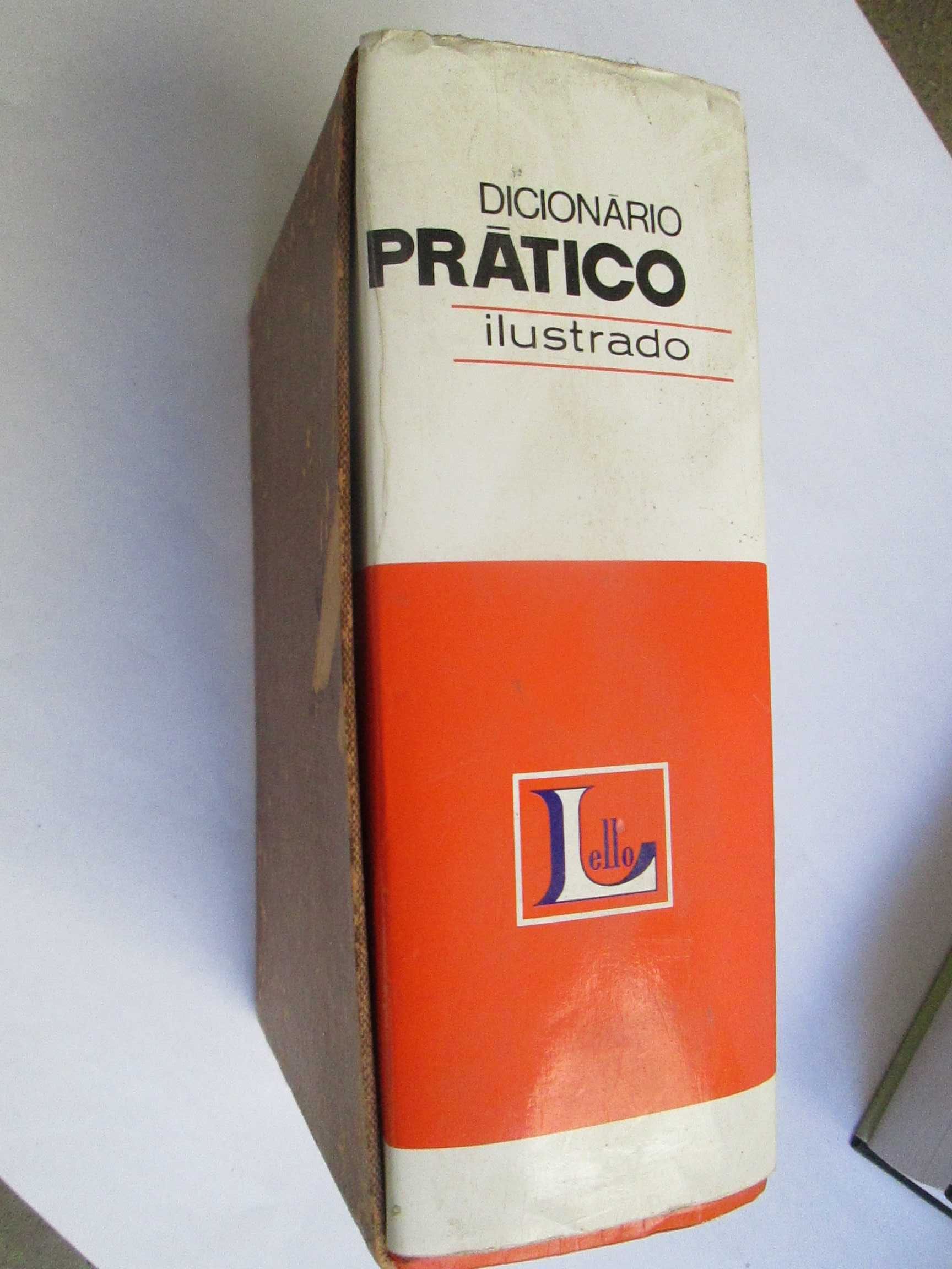 Dicionário Prático Ilustrado Lello, edição encadernada em caixa