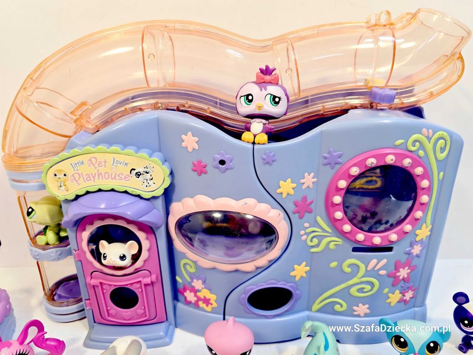 LITTLEST PET SHOP - Domek z Rurą dla Lps + Figurki Lps