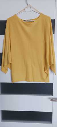 Żółty sweterek z wiskozy Orsay 38