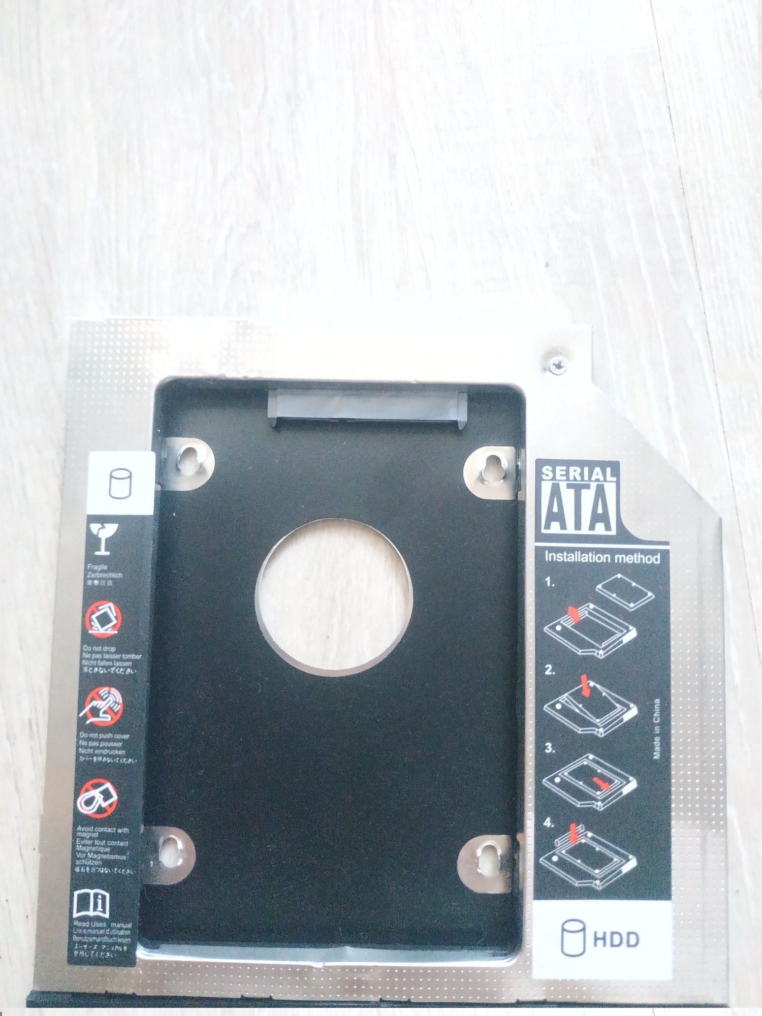 карман опти бей 2.5 HDD SSD 9.5 MM карман для второго диска в ноутбук