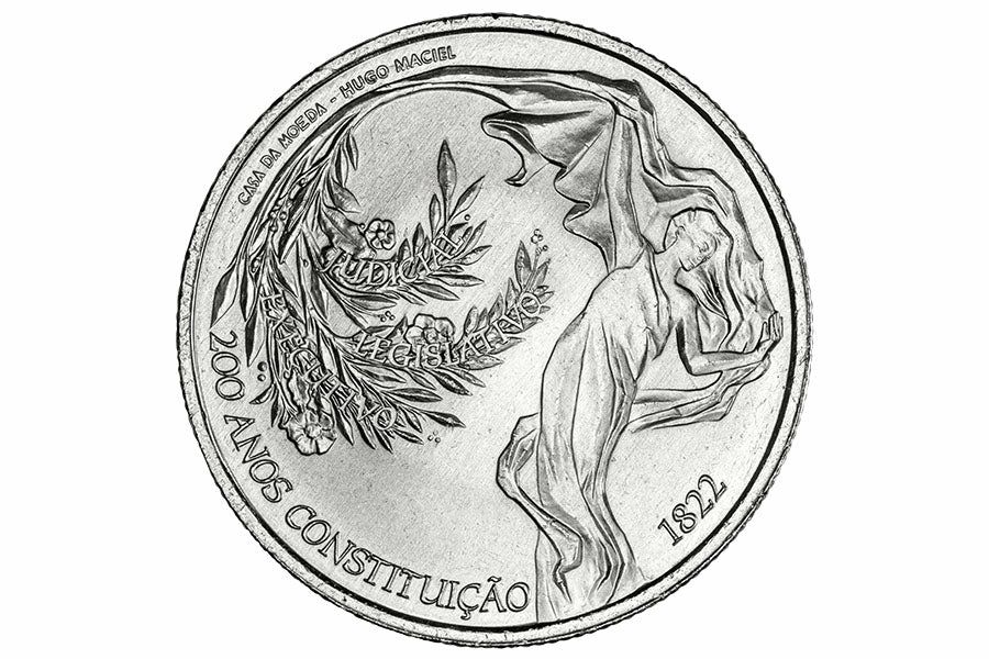 Moeda Portugal 2.50€ 200 anos da Constituição de 1822