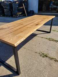 Stół drewniany jesion duży
