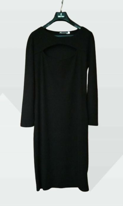 Платье рубчик/Сукня рубчик   Fashion L/Xl 48-50 чорний