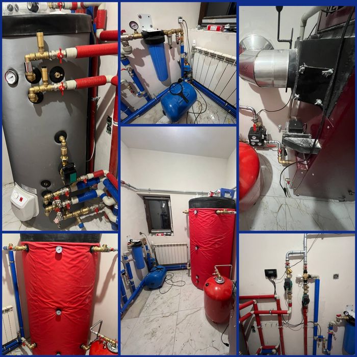 Сантехніка, опалення, водопостачання, водовідведення монтаж під ключ.