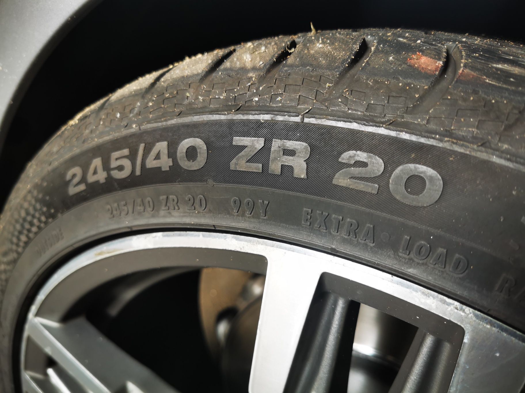 4 Jantes com pneus continental e pirelli   bmw 20 " 5x120