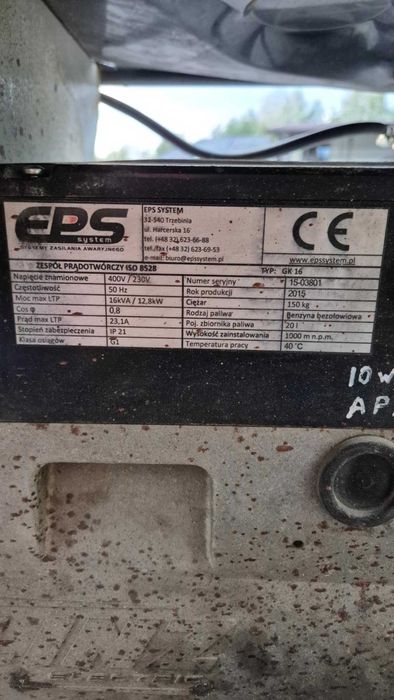 Agregat prądotwórczy Kohler 16kva 12,8kw