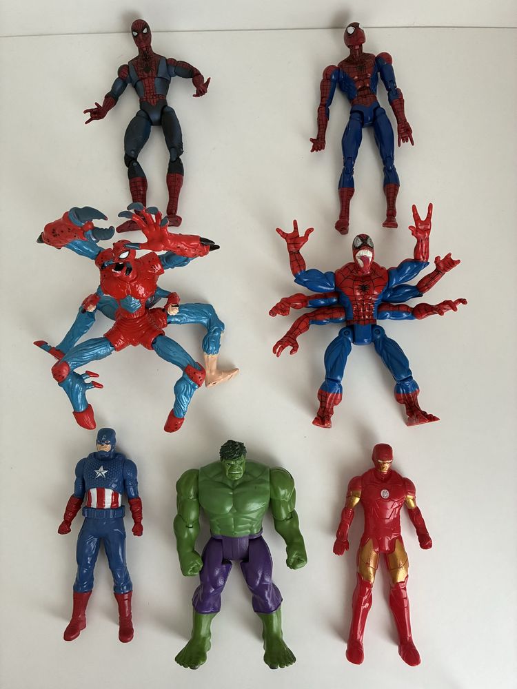 Figurki Spiderman Toy Biz retro Marvel hasbro kolekcjonerskie komiks