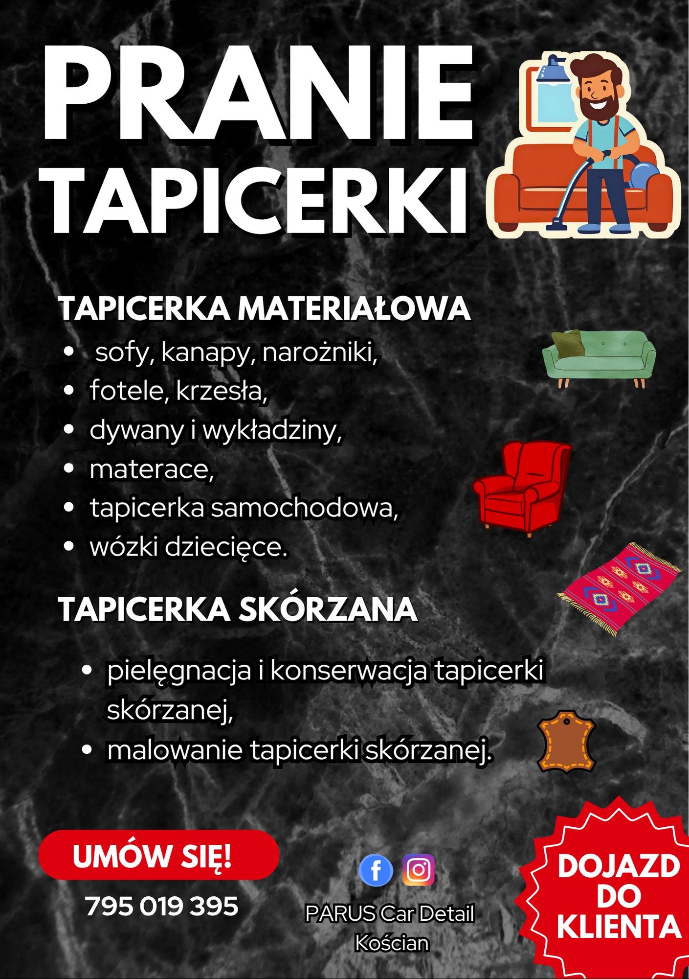 Polerowanie lamp z dojazdem do klienta! Pranie tapicerki autodetailing