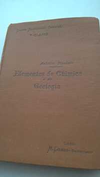 Elementos de Chimica e de Geologia de Achilles Machado, edição de 1903