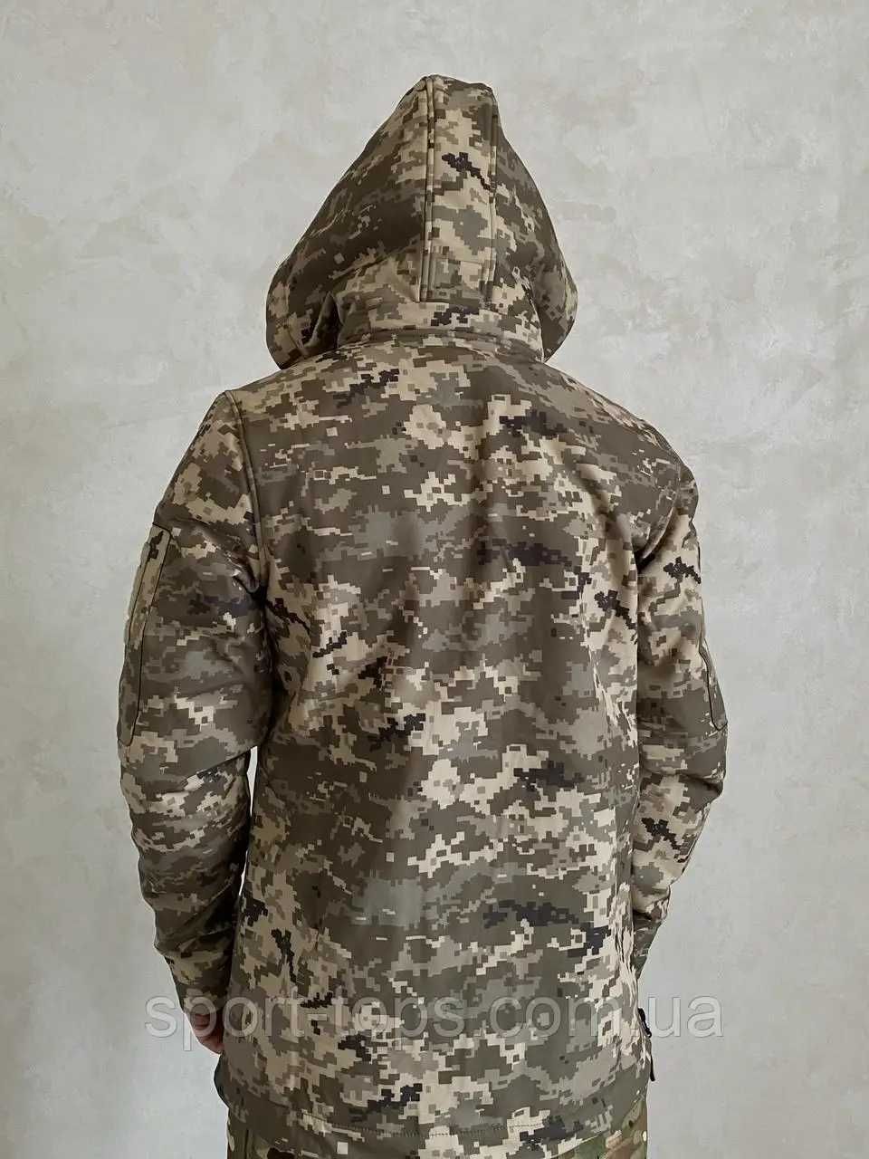 Куртка військова SQUAD Tactical SoftShell піксель