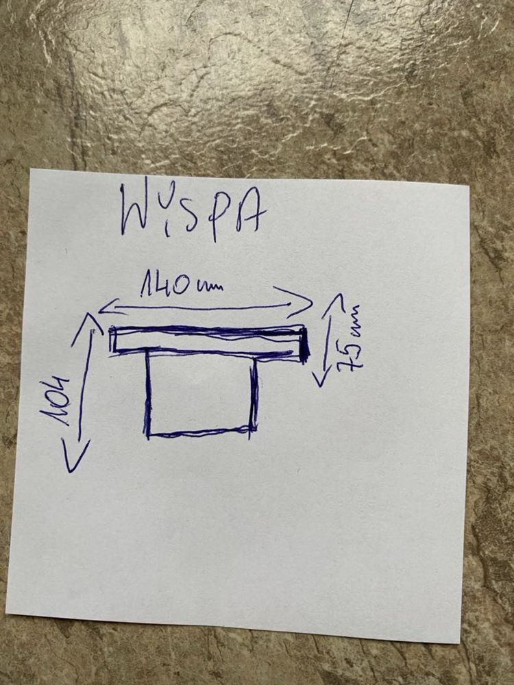 Wyspa kuchenna, jak nowa!
