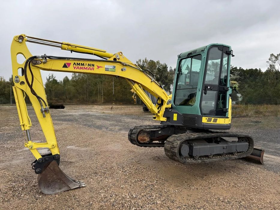 Yanmar Minikoparka VIO 57U  Koparka Gąsienicowa 5,3 Tony, 3X Osprzęt Skarpówka IDEALNY Stan I - wł