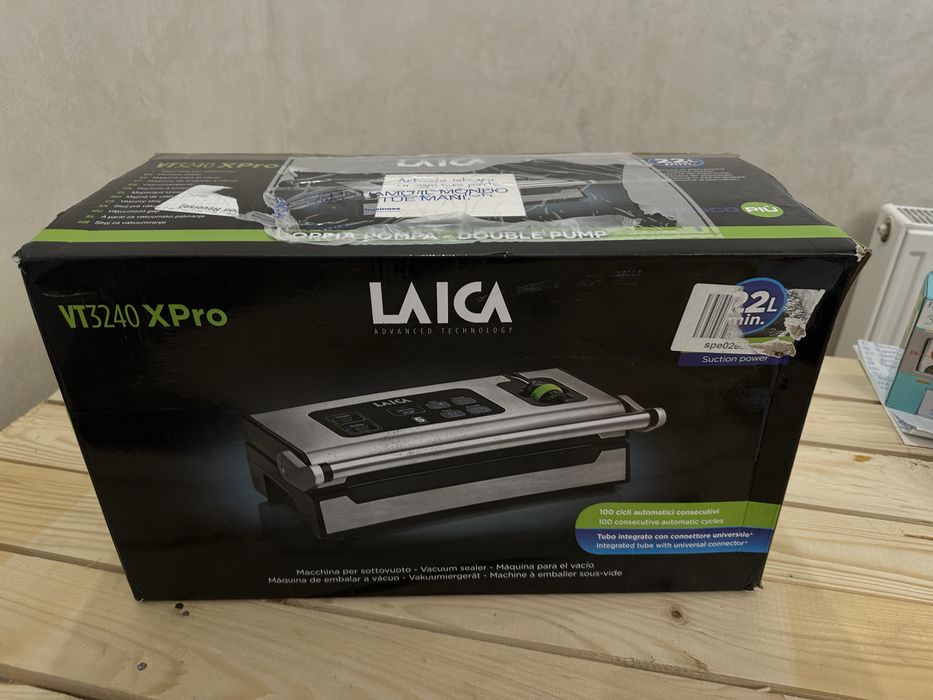 Новий вакуматор Laica vt320xpro
