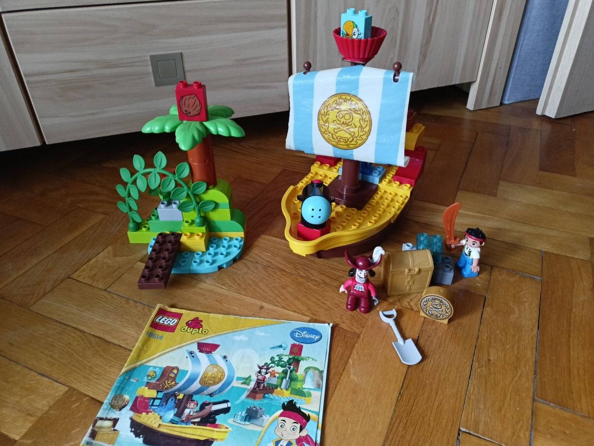 LEGO 10514 - Duplo: Jake i piraci z Nibylandii - Statek piracki Jake'a