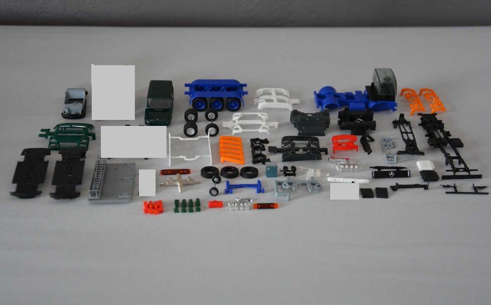 1:87 (H0) Herpa/AWM - Zestaw części i dodatków - worek części