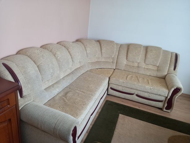 Narożnik z funkcją spania +2 fotele