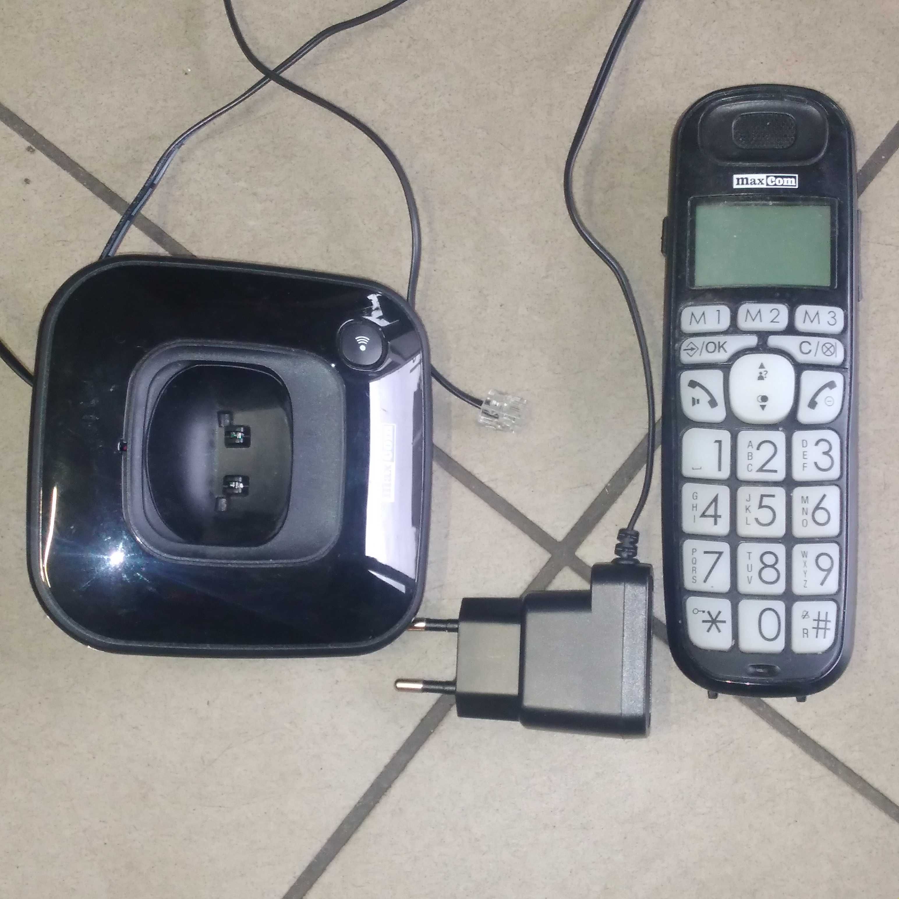 OKAZJA
TELEFON Stacjonarny przenośny MAXCOM dla Seniora  /